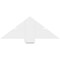 Ekena Millwork Redmond Architectural Grade PVC Gable Bracket, 36"W x 13 1/2"H x 2"D x 6"F, 9/12 Pitch GBP036X14X0206RED00 - alternate 5